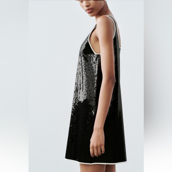 New ZARA Sequin Mini Dress - Picture 6 of 10